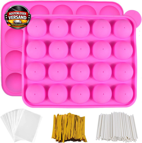 Silikon cake pop form - pop, set