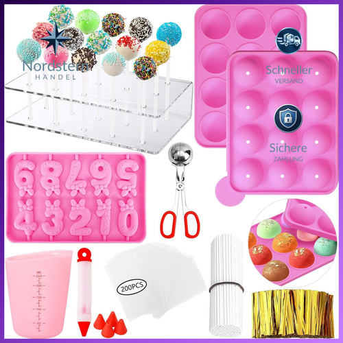 Cake pop formen set - cake, 610