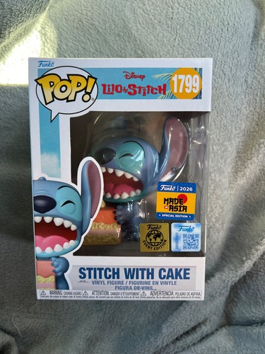 Funko pop stitch with - stitch, cake