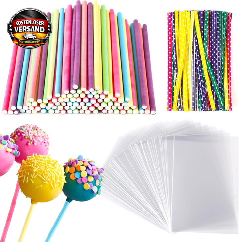 Cake pop stiele set mit - cake,