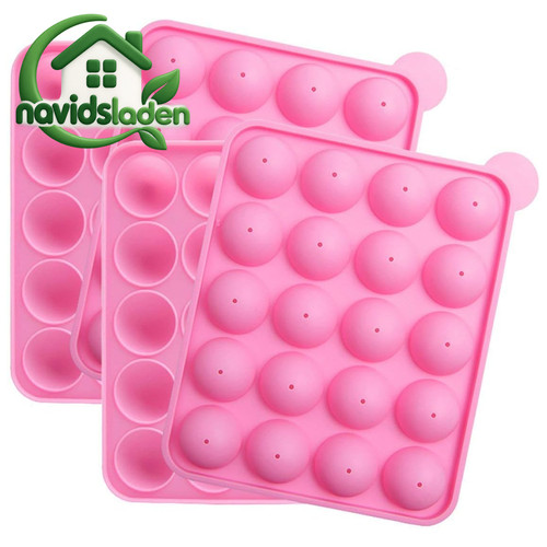 Cake pop formen silikon - cake, 2